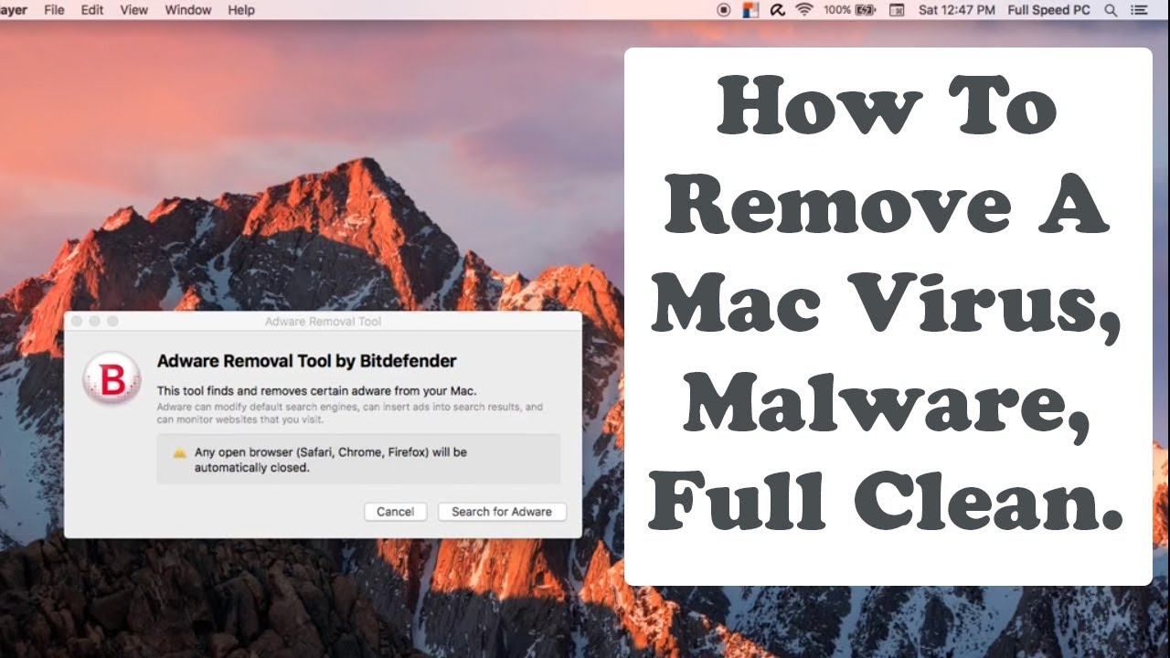 Free Computer Virus Cleaner For Mac